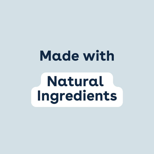 Graphic stating Made with Natural Ingredients for Rebalance Health DREAM sleep supplements