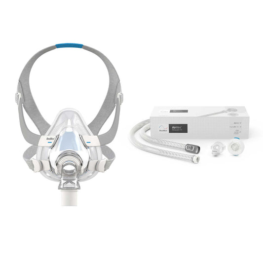 ResMed AirFit™ F20 Full Face CPAP Mask - Complete System with Airmini Setup Pack