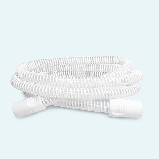 AirCurve and AirSense 10 Slim Tubing by Lofta on light blue background.