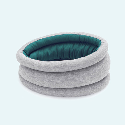OstrichPillow Light on light blue background.