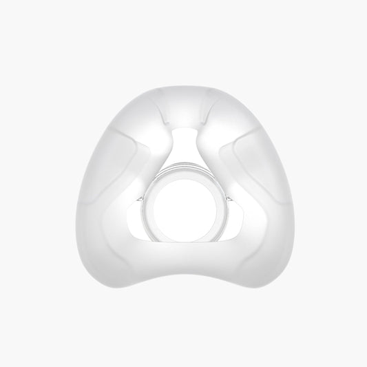 ResMed AirFit™ N20 Nasal CPAP Mask Cushion on grey background.
