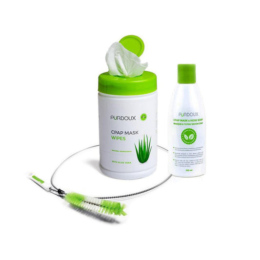 Clean your CPAP at home using the Lofta Basics Bundle CPAP cleaning kit