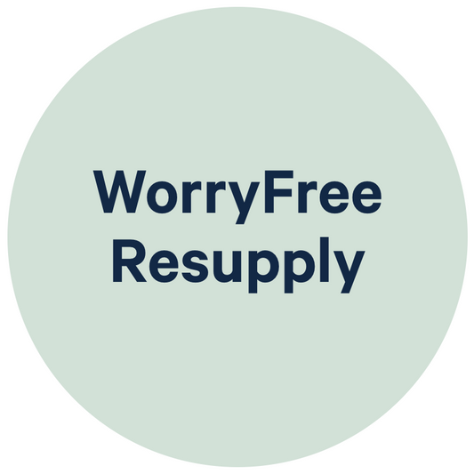 WorryFree Resupply (Quarterly Subscription) Delivery Every 3 Months
